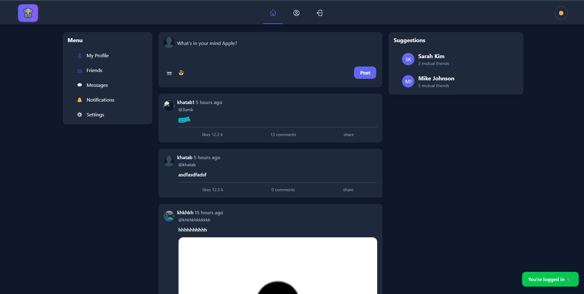 Social Media Platform